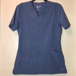 Smitten scrub top